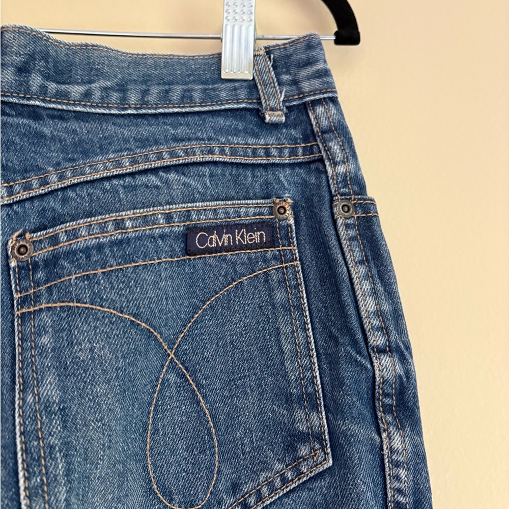 Calvin Klein High-Rise Blue Denim Jeans